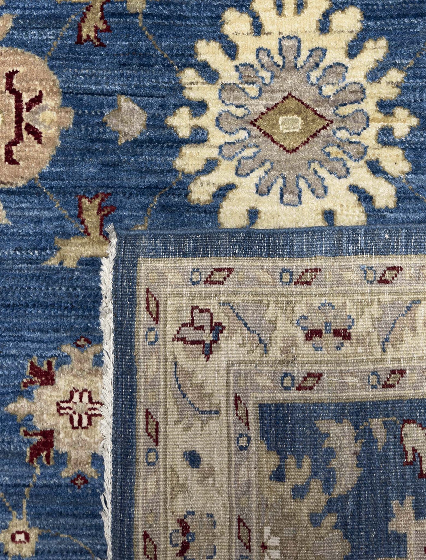 Oushak Floral Rug - 7 x 4.5 ft