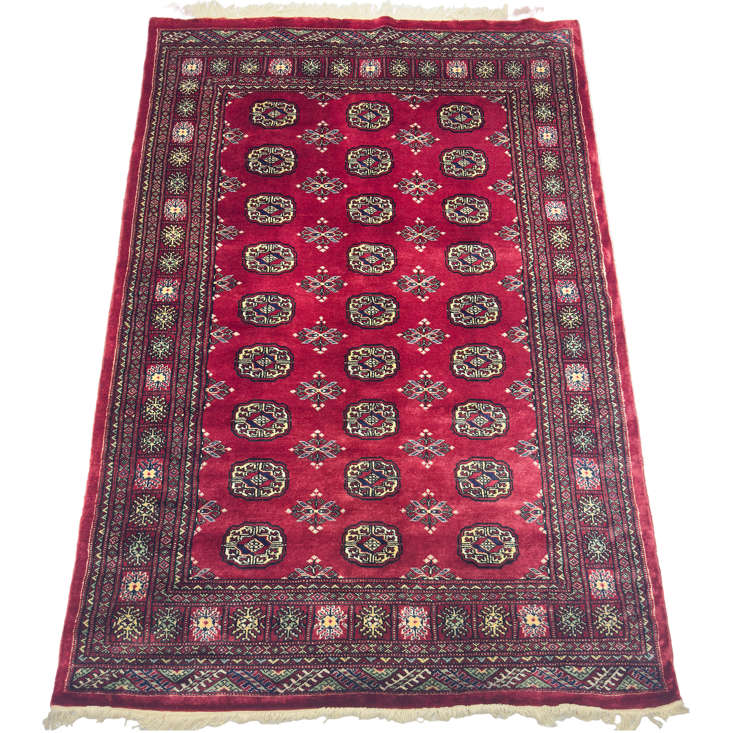 Pak. Bokhara Mori Rug - 4 x 6 ft