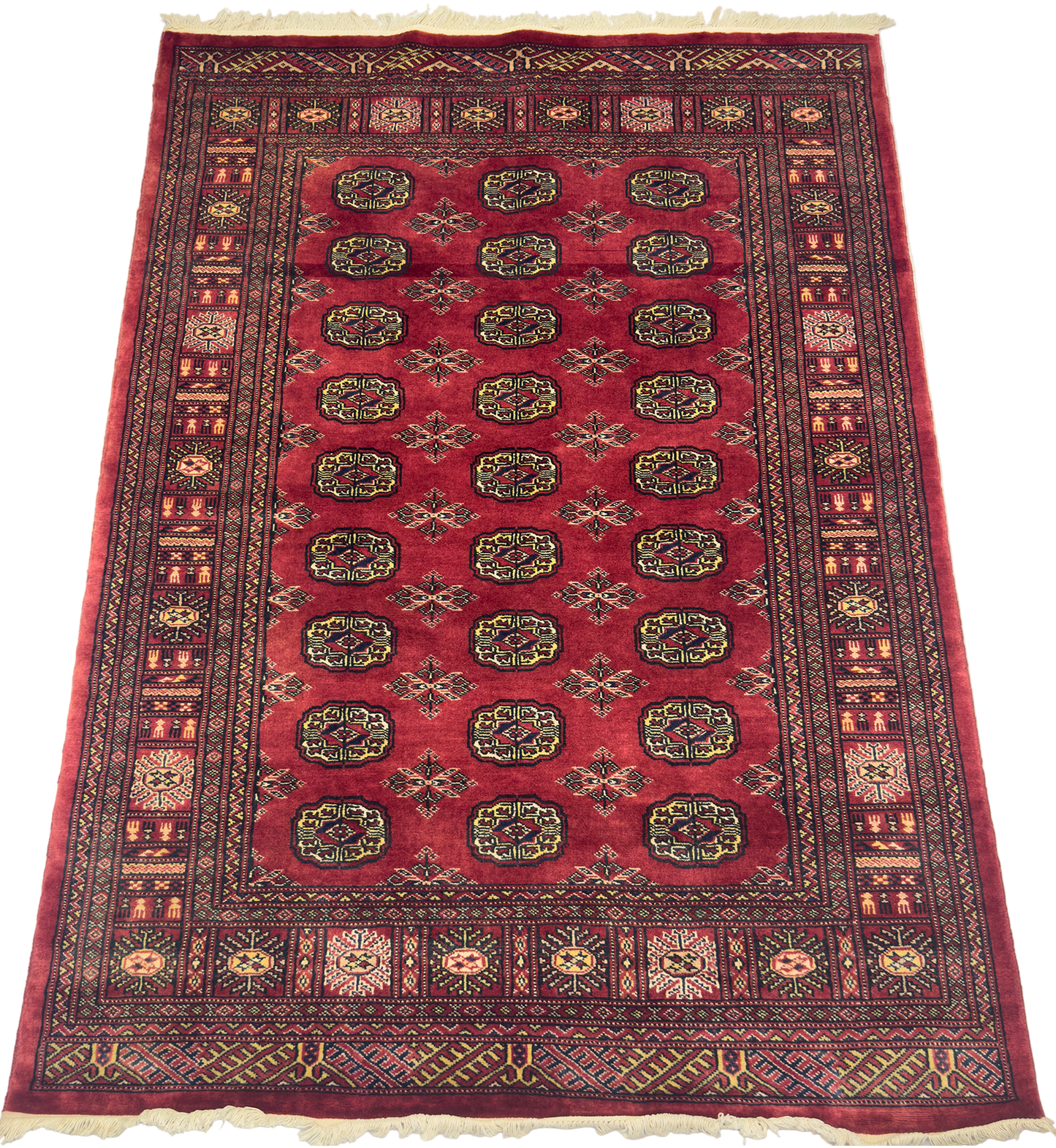 Pak. Bokhara  Mori Rug - 4 x 6 ft