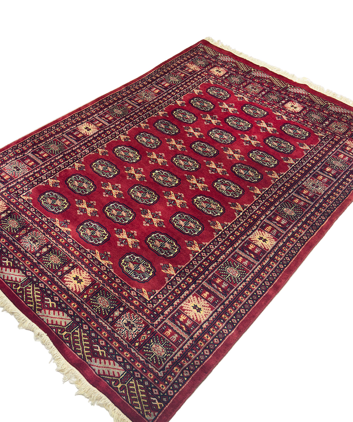Pak. Bokhara Mori Rug - 4 x 6 ft