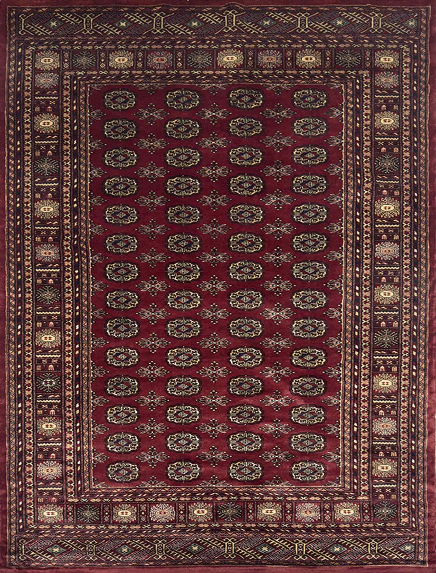 Tekke Gul Rug - 8 x 5 ft