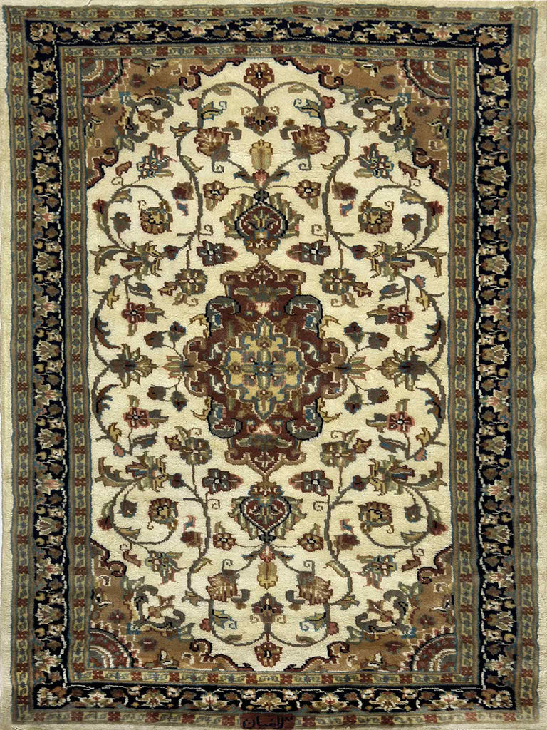 Silky Floral Rug - 5 x 3 ft