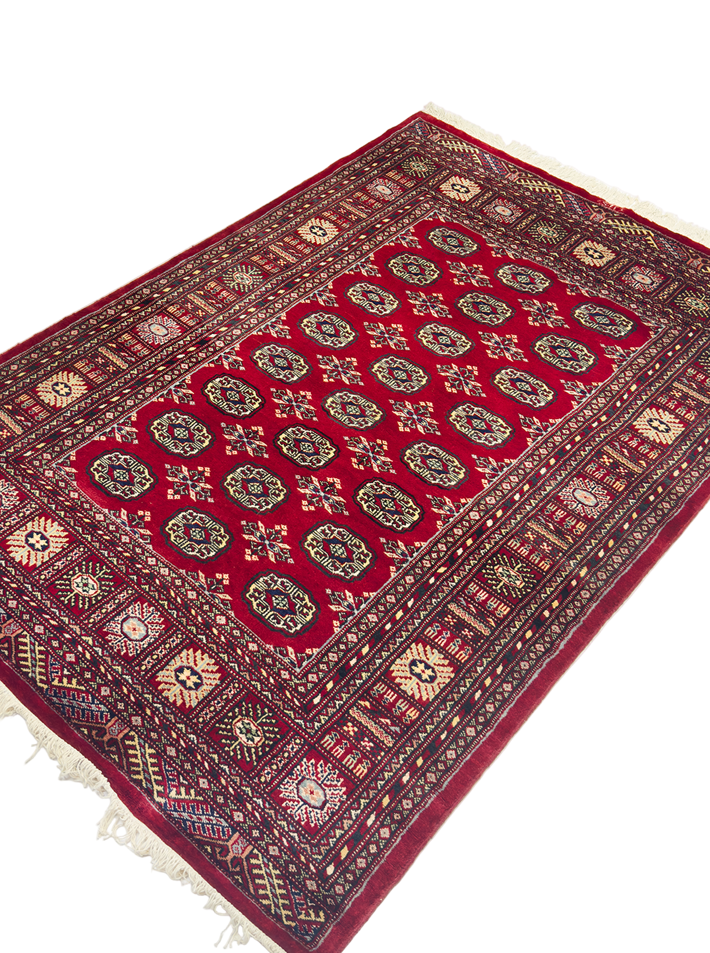 Pak. Bokhara Mori Rug - 4 x 6 ft