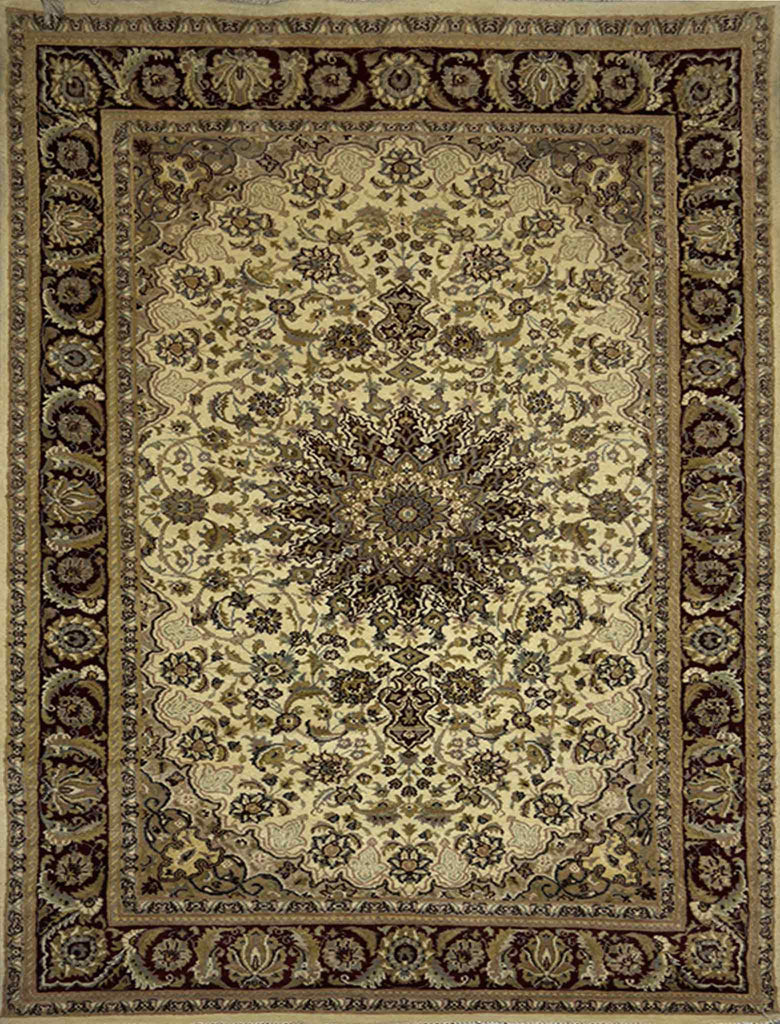 Kashan Medallion Rug - 7 x 4.5 ft