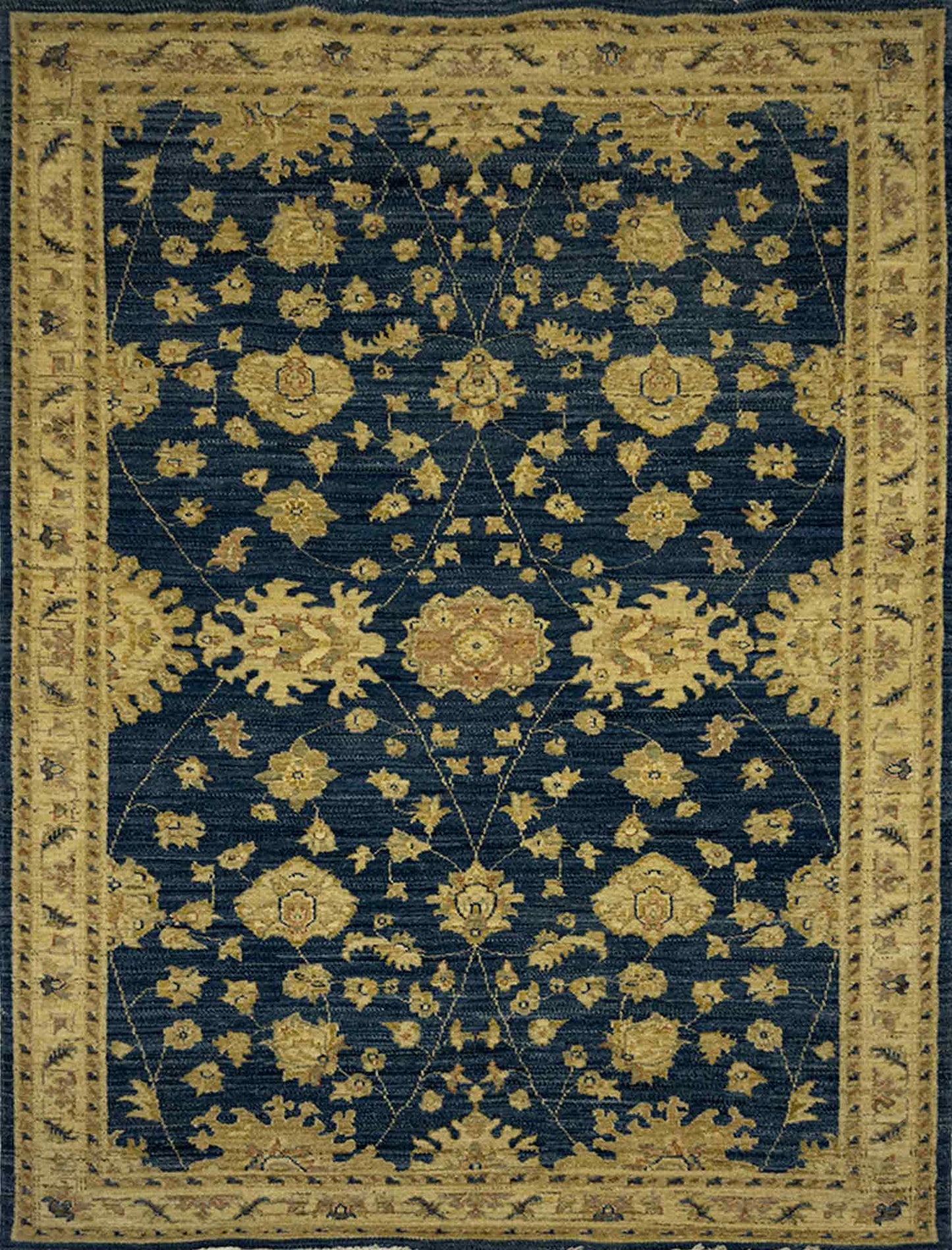 Modern Oushak Rug - 5 x 7 ft