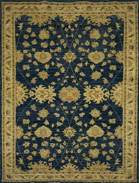 Modern Oushak Rug - 5 x 7 ft