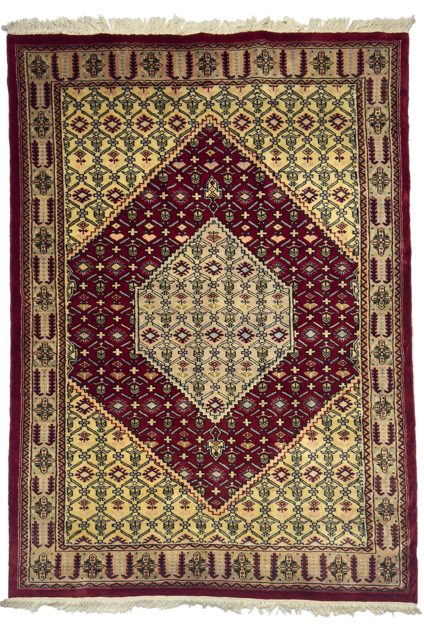 Pak. Persian Senneh Rug - 4 x 6 ft