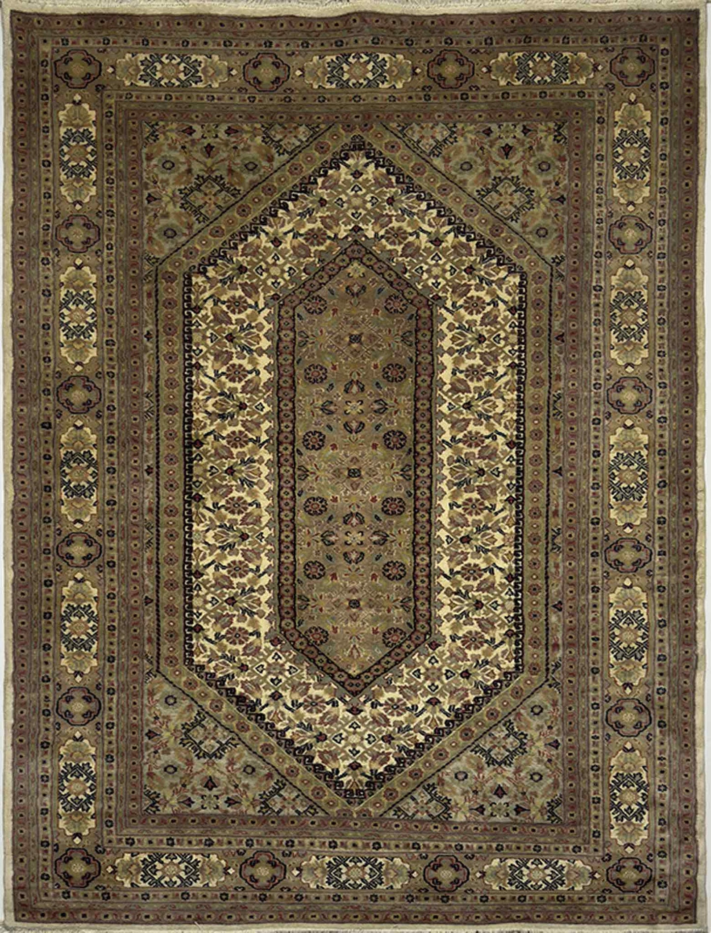 Mahi Senneh Rug - 5 x 8 ft