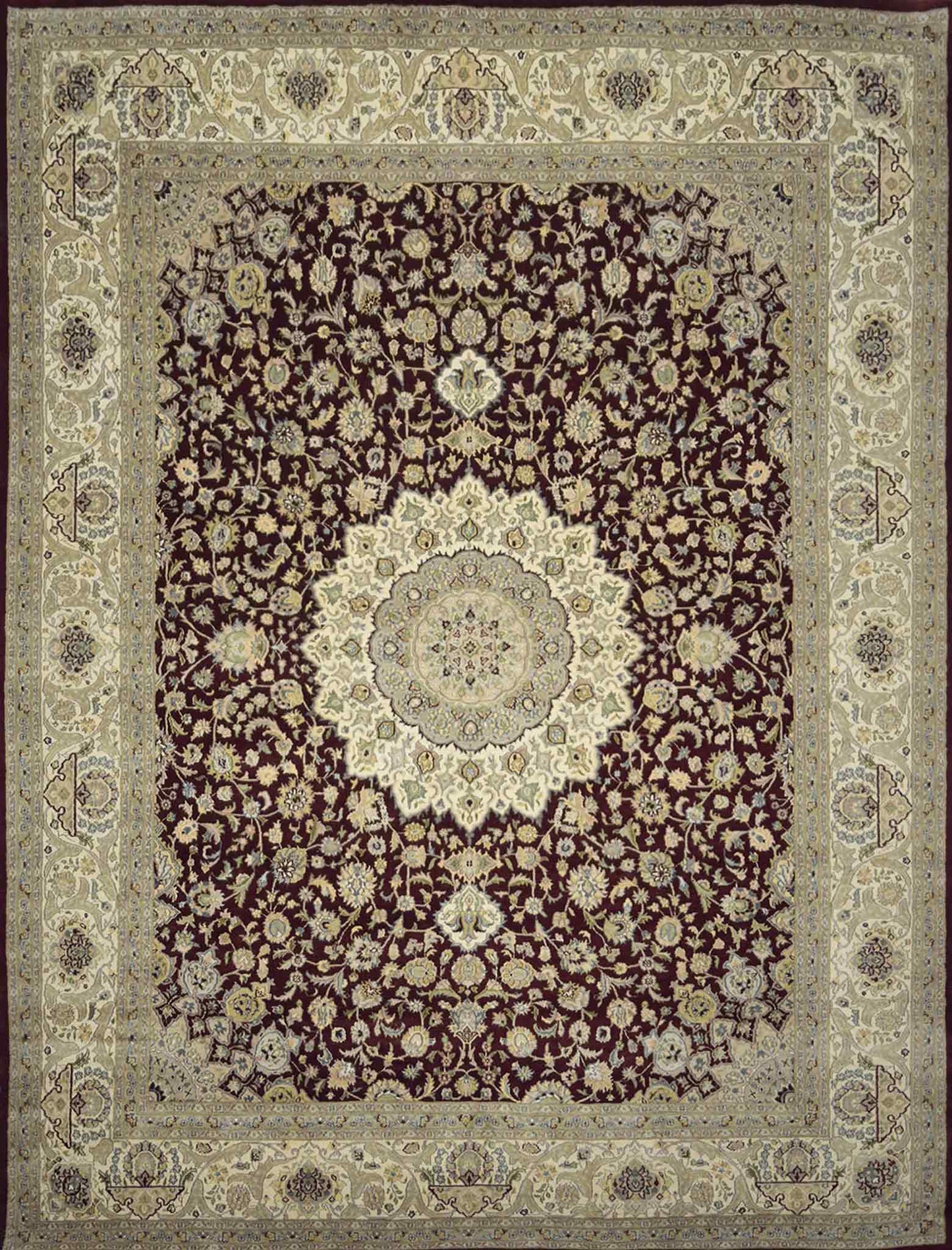 Kashan Medallion Rug - 8 x 10 ft