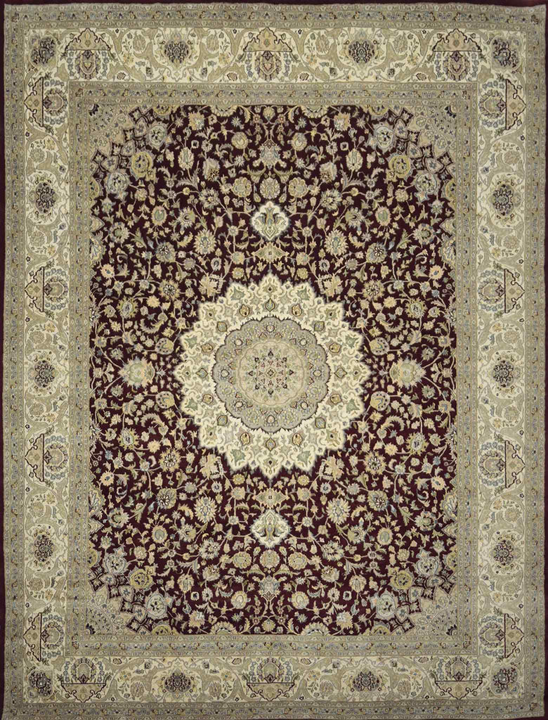 Kashan Medallion Rug - 10 x 8 ft