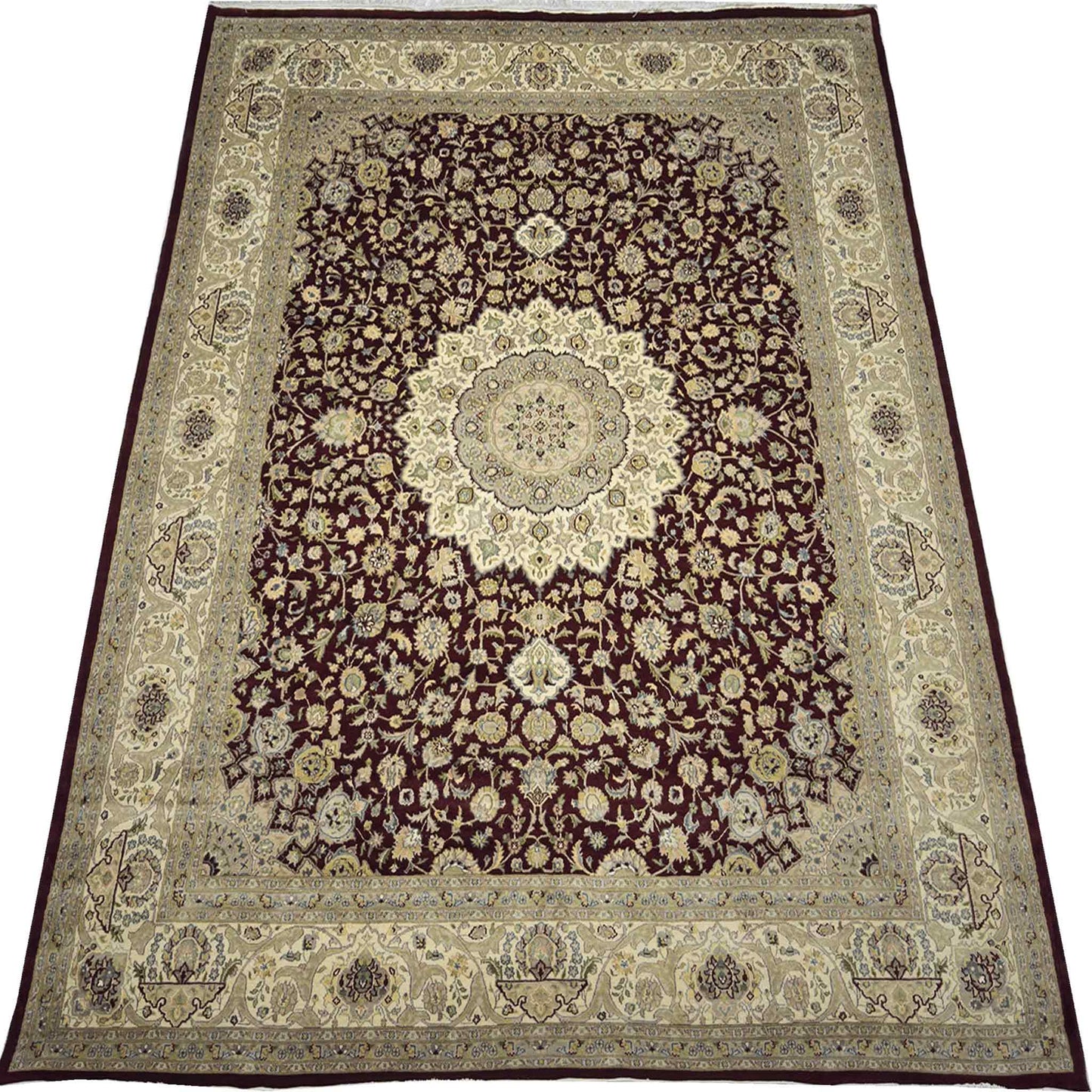 Kashan Medallion Rug - 8 x 10 ft