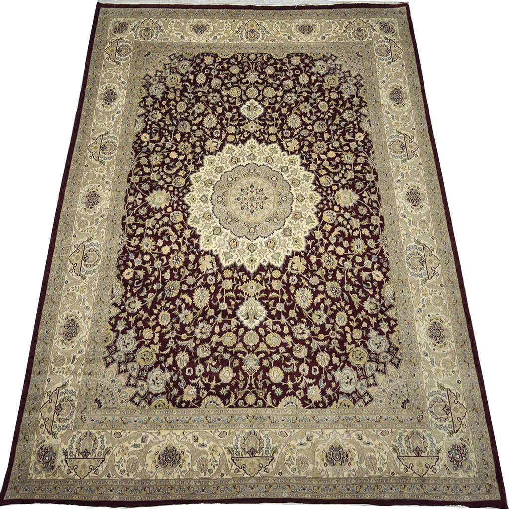 Kashan Medallion Rug - 10 x 8 ft