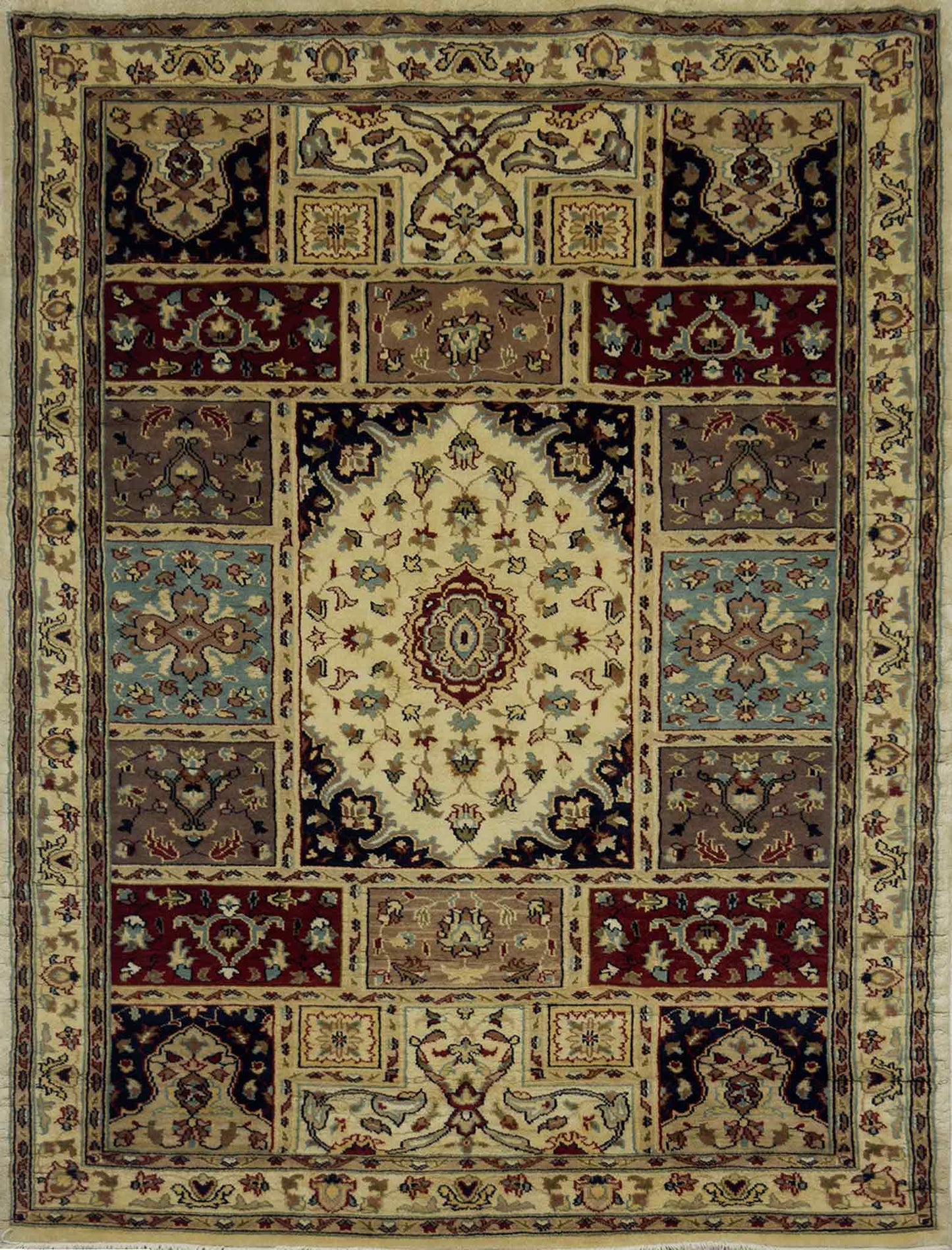 Modern Bakhtiari Rug - 4 x 6 ft