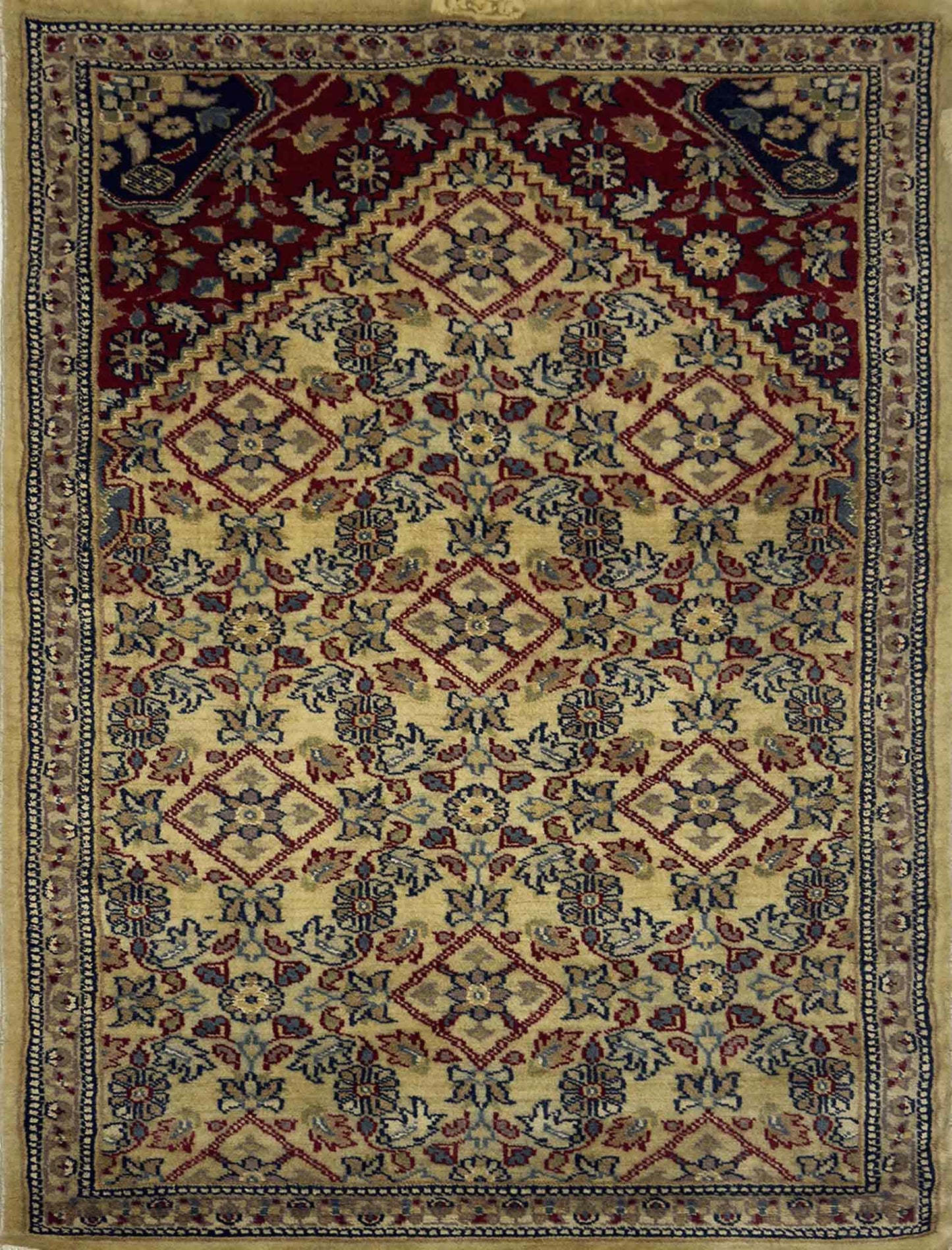 Oriental Prayer Rug - 2.5 x 4 ft
