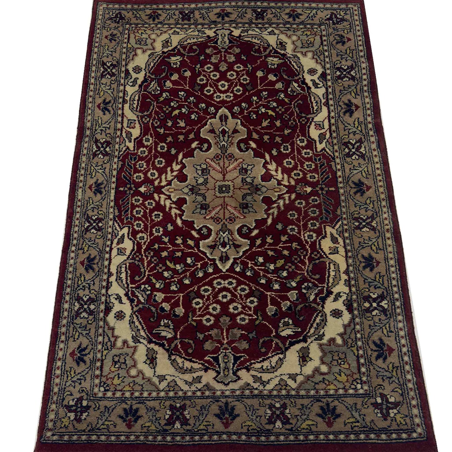 Afshan Goldani Rug - 3 x 2 ft