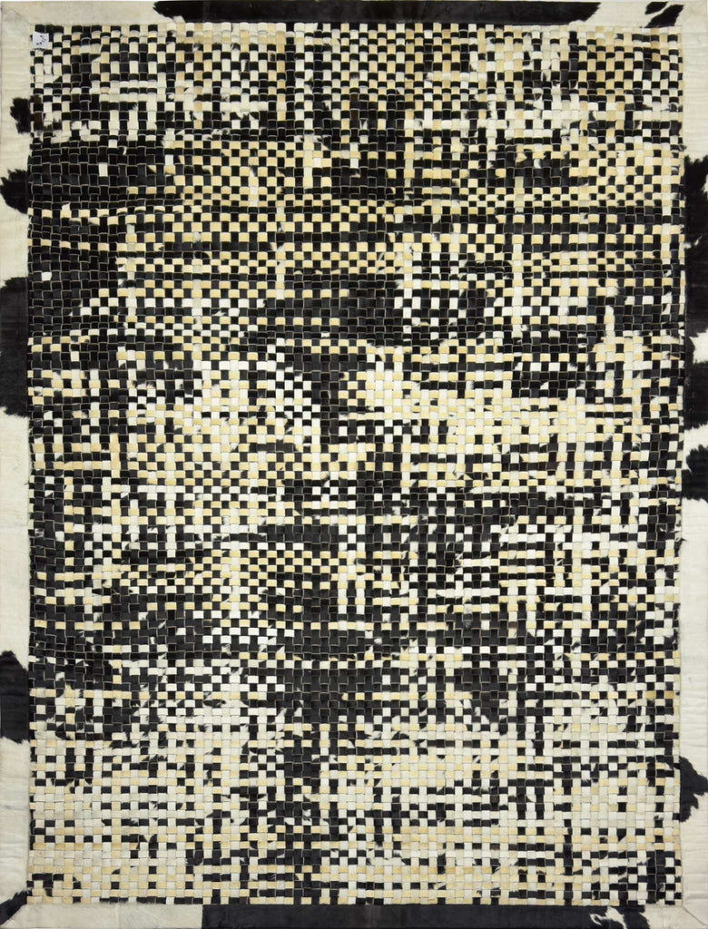 Mosaic Cowhide Rug - 7 x 10 ft