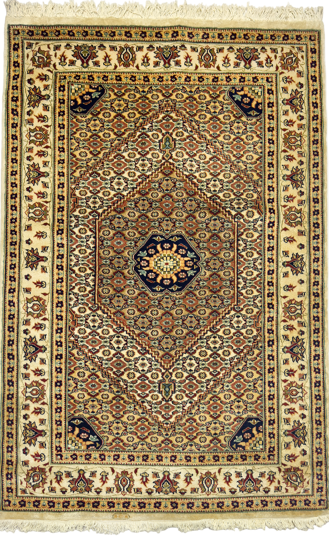 Pak. Persian Mahi Rug - 4 x 6 ft