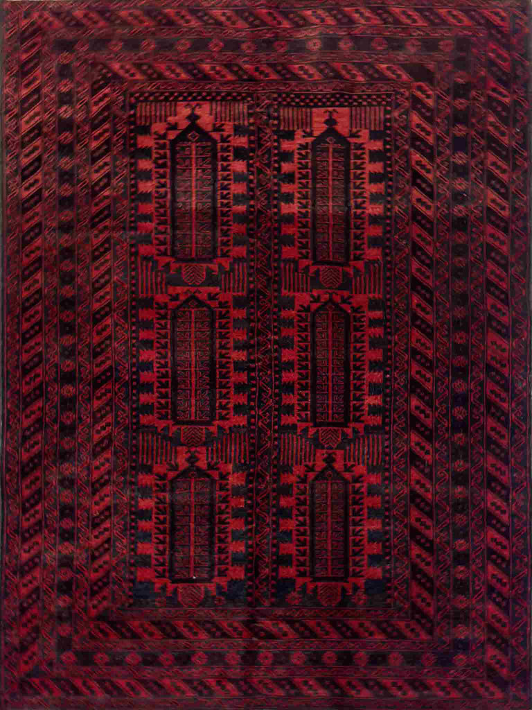 Tribal Herati Rug - 6 x 4 ft