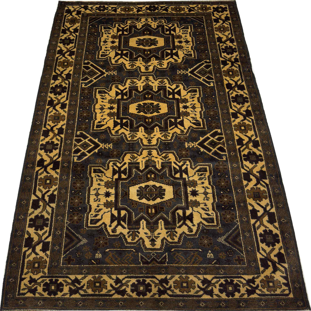 Tribal Herati Rug - 7 x 4.5 ft