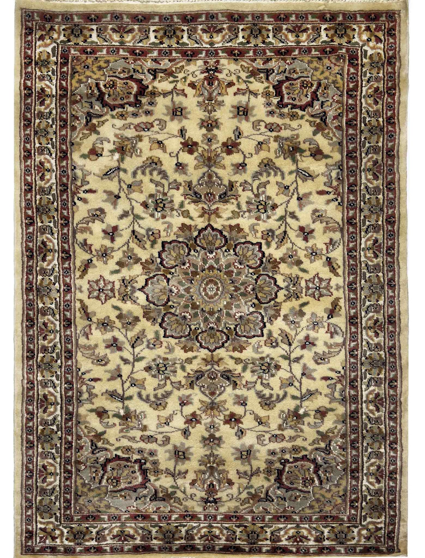 Silky Floral Rug - 3 x 5 ft