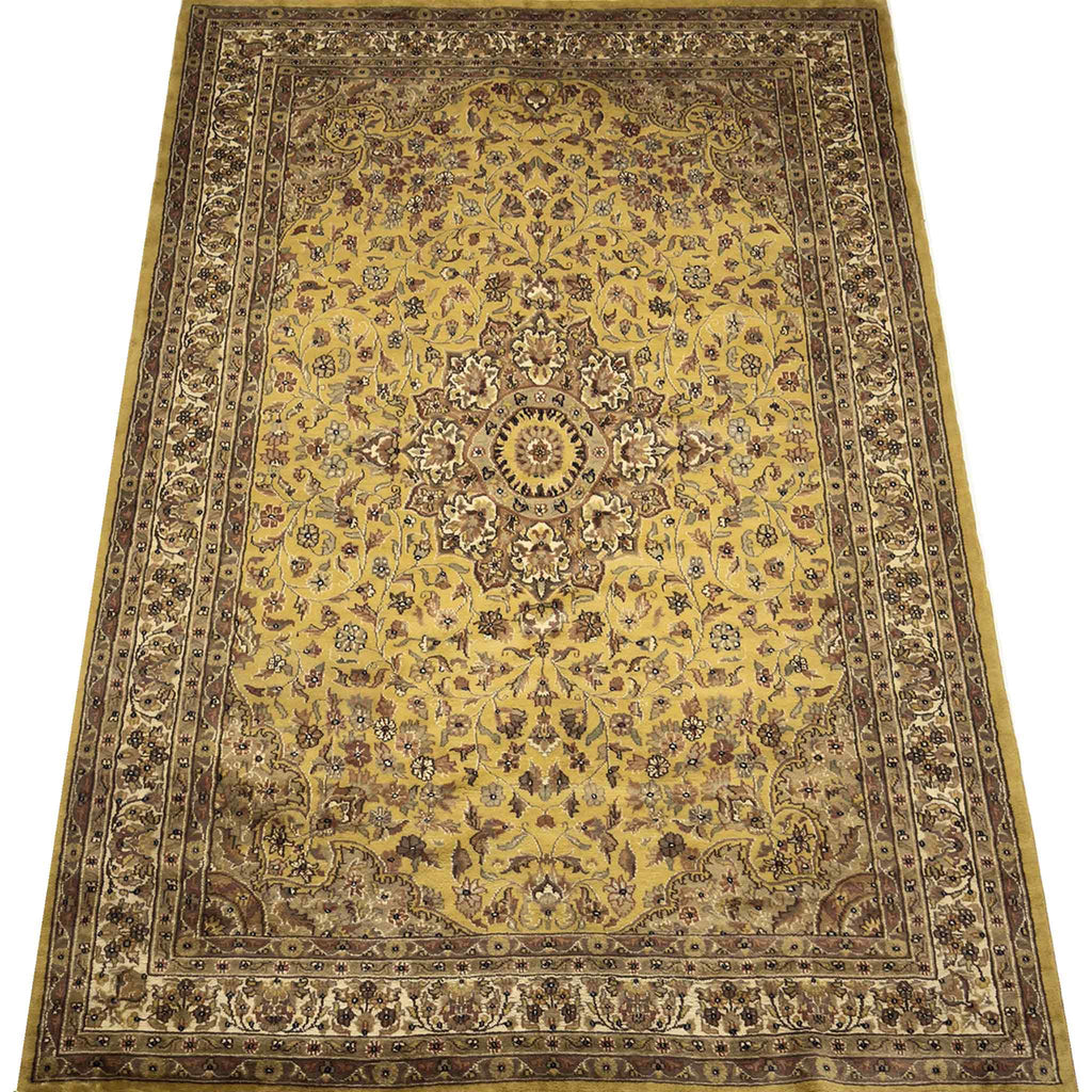 Kashan Floral  Rug - 9 x 6 ft