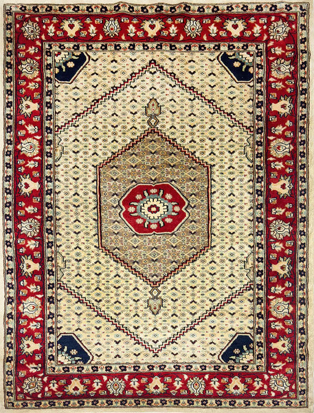 Persian Sennah Rug - 4 x 6 ft