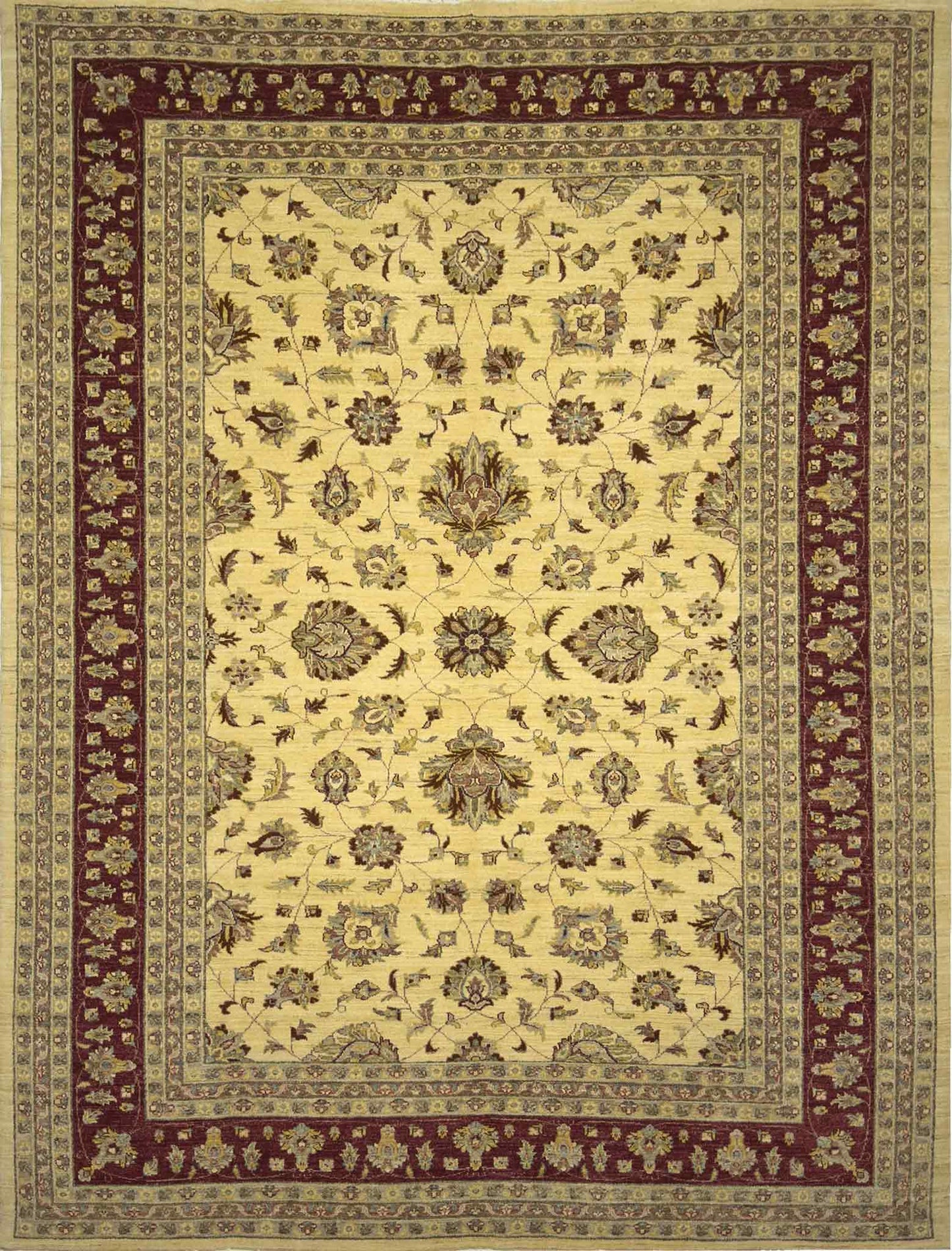 Modern Oushak Rug - 10 x 8 ft