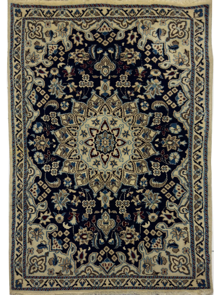 Persian Nain Rug - 4 x 2.5 ft