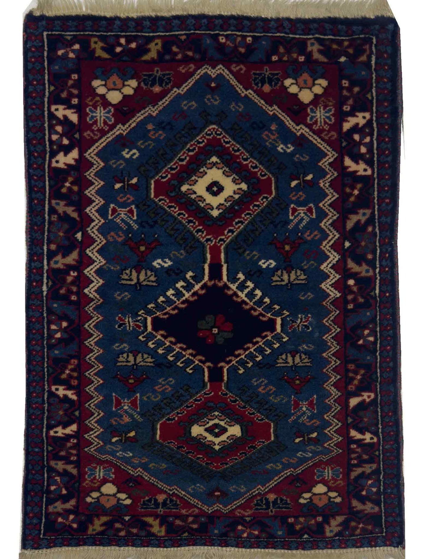 Persian Shirazi Rug - 3 x 1.5 ft
