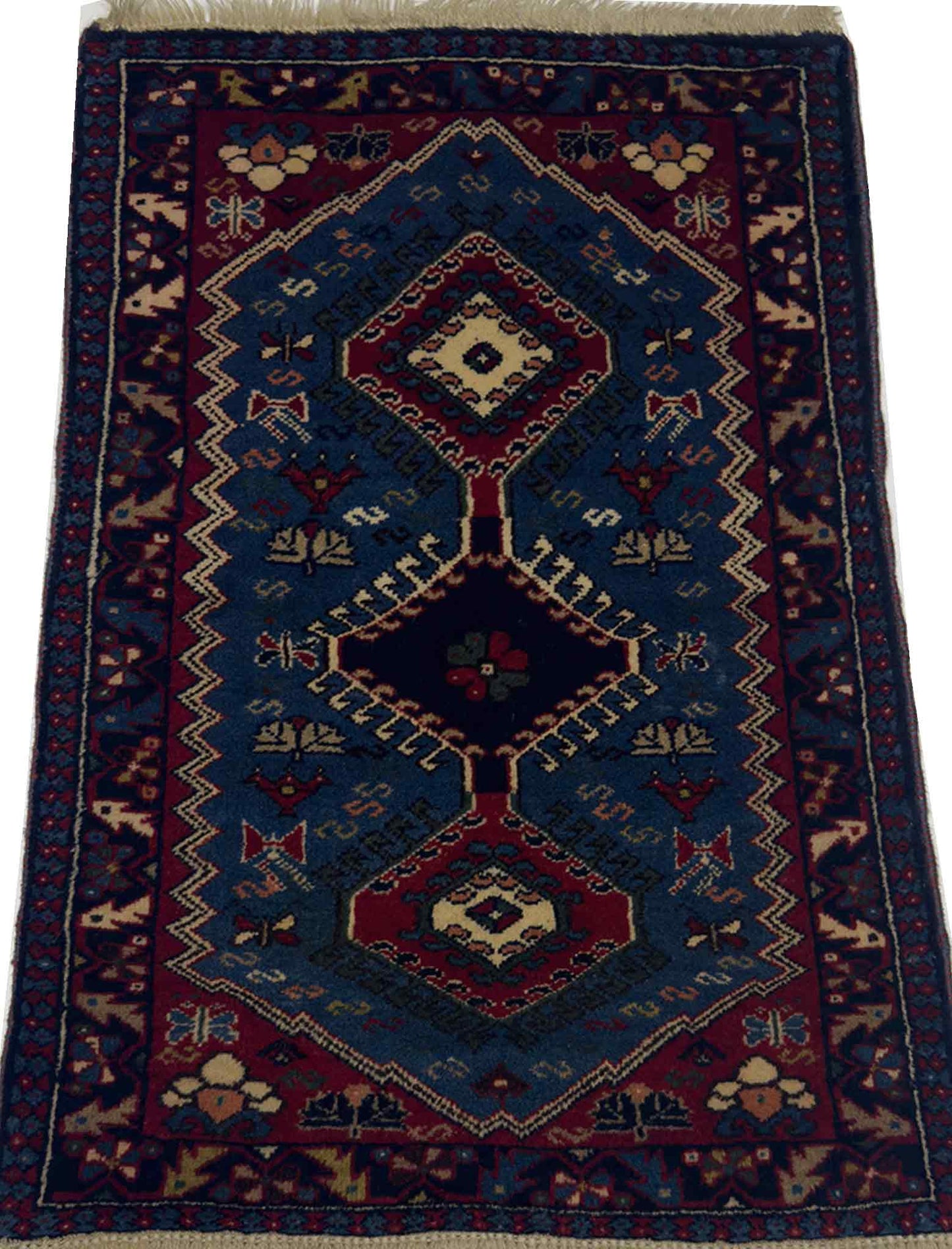 Persian Shirazi Rug - 3 x 1.5 ft