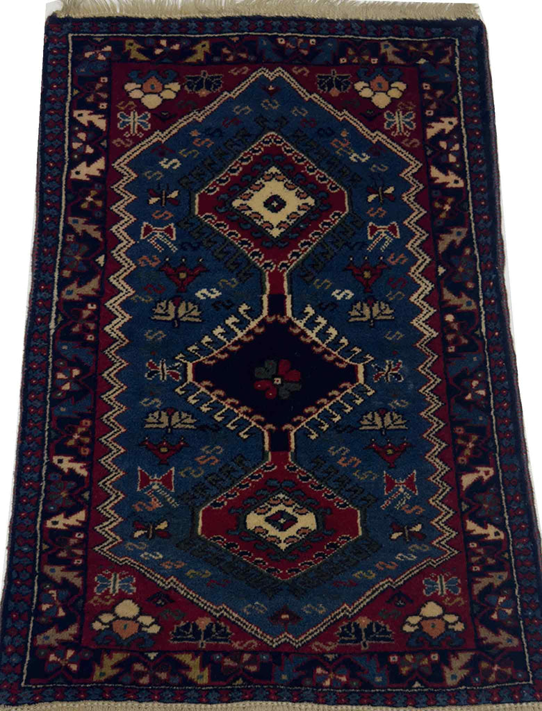 Persian Shirazi Rug - 3 x 1.5 ft