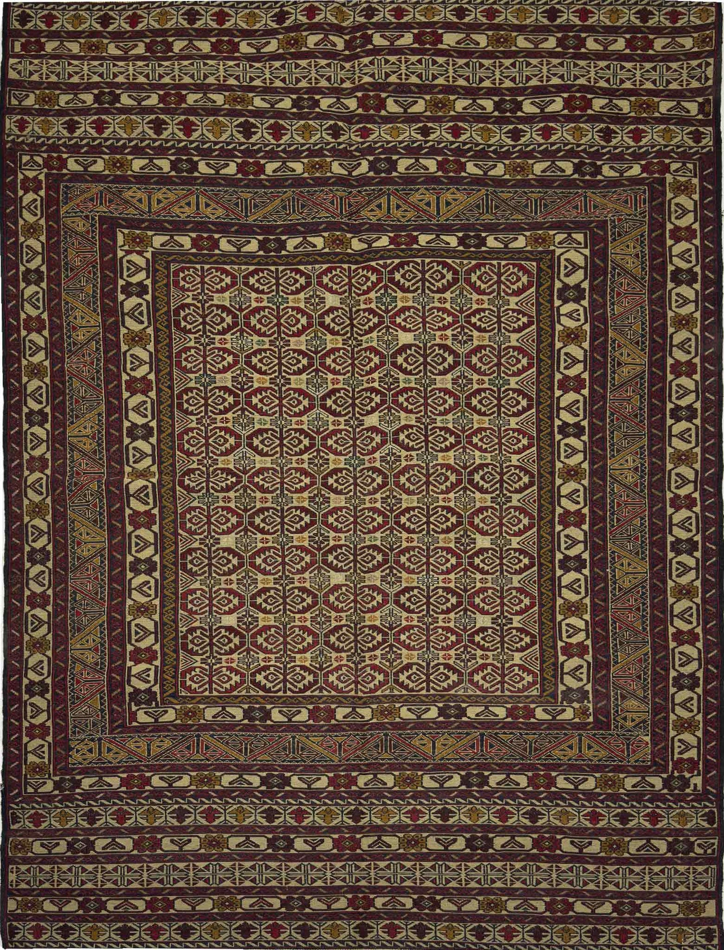 Afghan Kilm Soumak - 4 x 6 ft