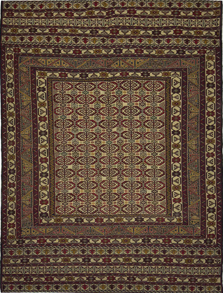 Afghan Kilm Soumak - 6 x 4 ft