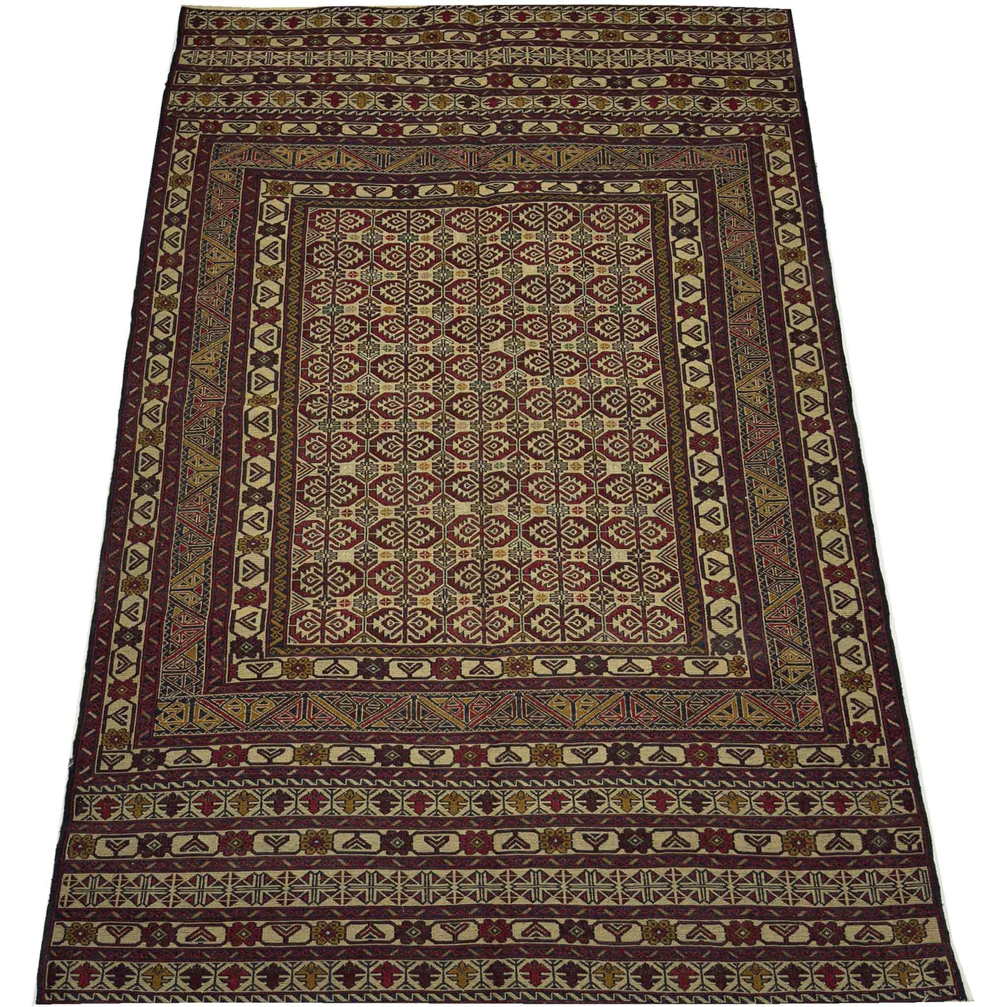 Afghan Kilm Soumak - 4 x 6 ft