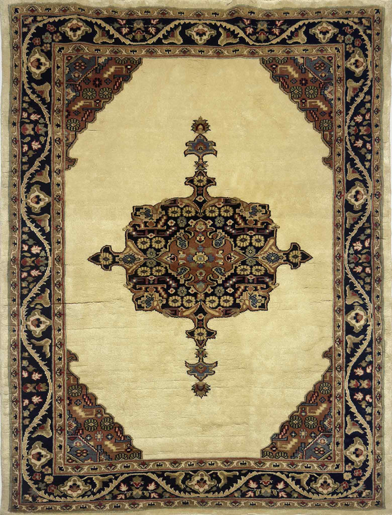 Kashan Medallion Rug - 6 x 4 ft
