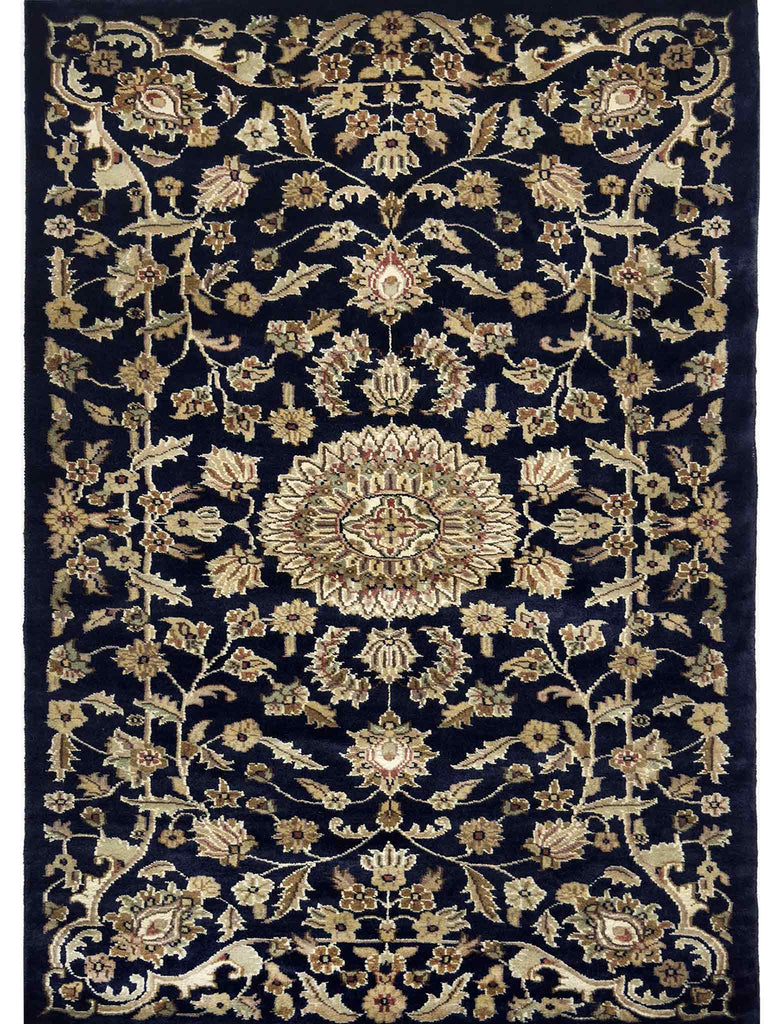 Kashan Floral Rug - 5 x 3 ft