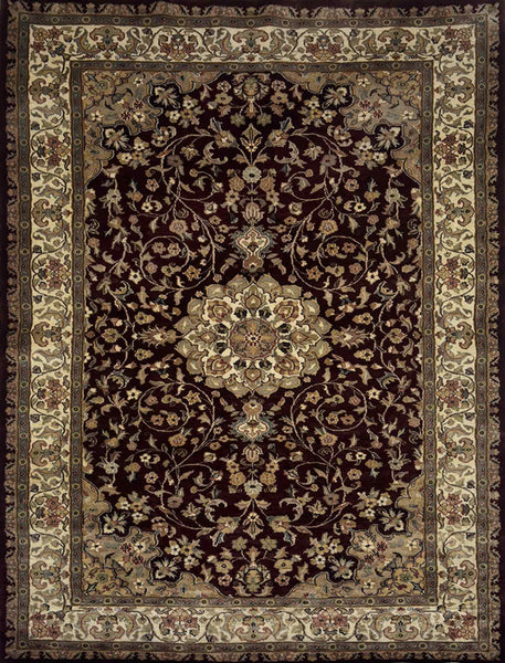 Kashan Floral Rug - 5 x 8 ft