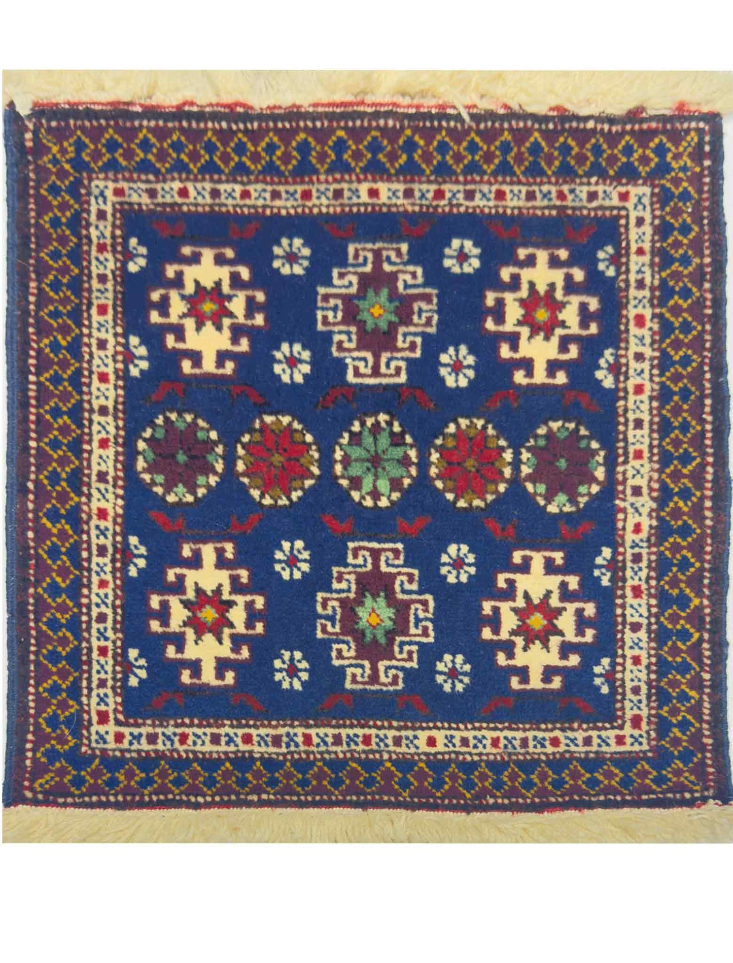 Azerbaijan ChiChi Rug - 1.5 x 1.5 ft