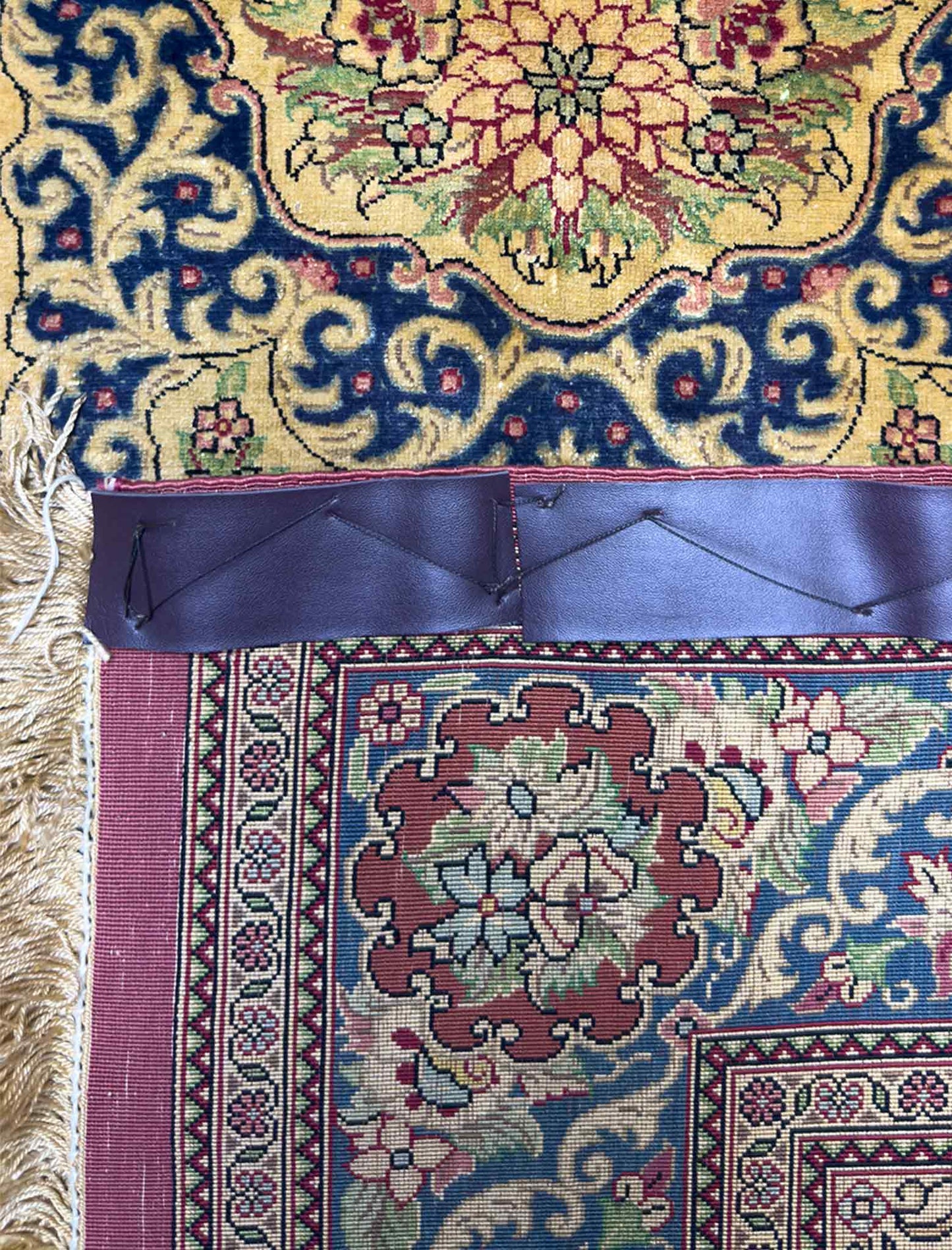 100% Qum Silk Rug - 3 x 5 ft