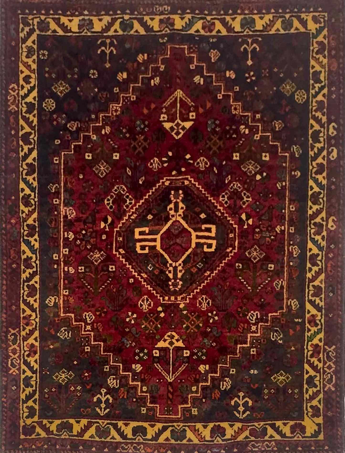 Shirazi Rug - 5 x 4 ft
