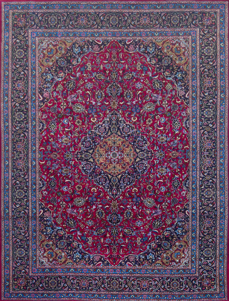 Kashan Rug - 10 x 12 ft