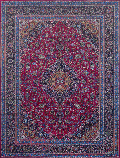 Kashan Rug - 10 x 12 ft