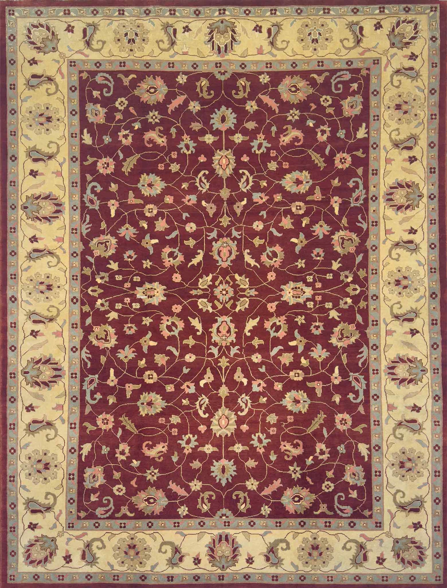 Modern Oushak Rug - 10 x 7 ft