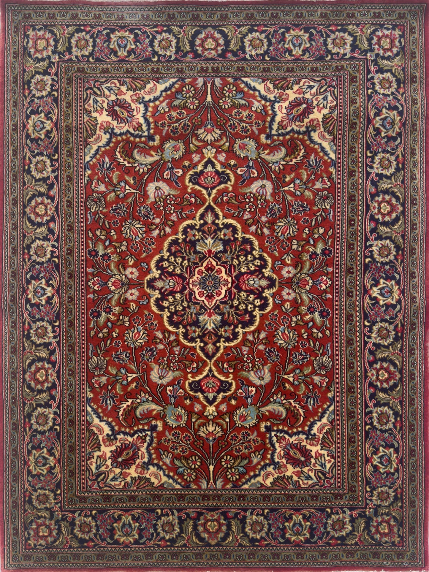 Qum Wool Rug - 5 x 3 ft