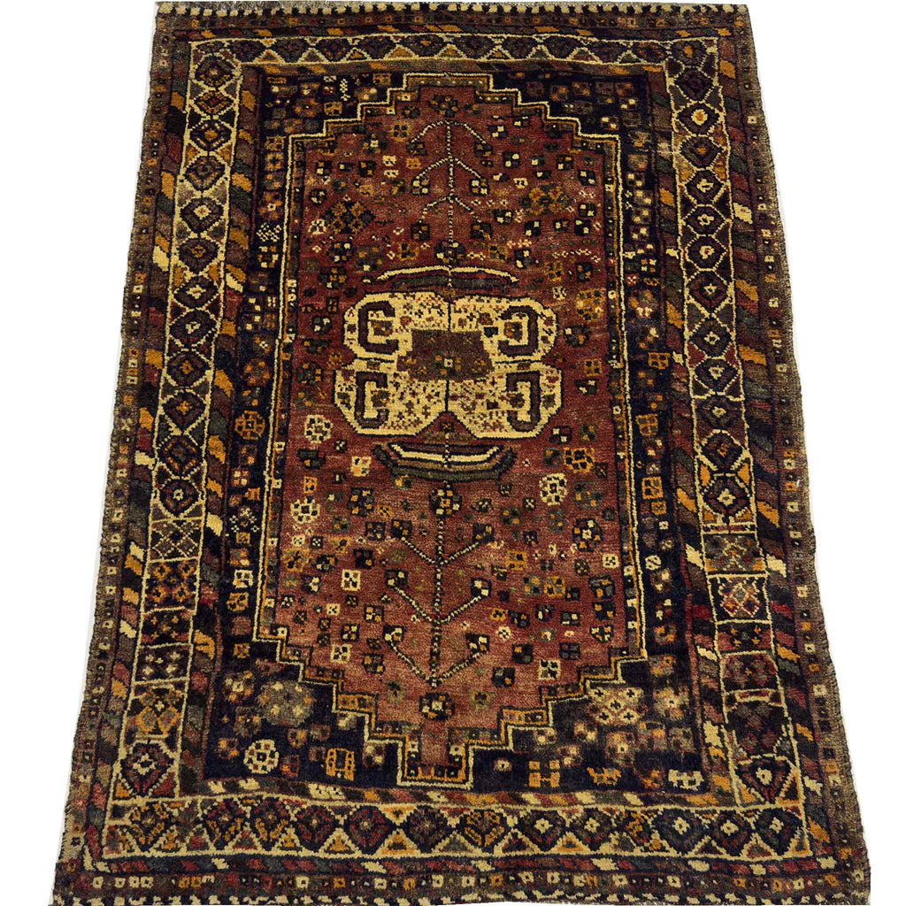 Persian Shirazi Rug - 4 x 3 ft