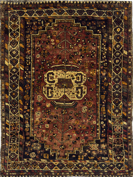 Persian Shirazi Rug - 4 x 3 ft