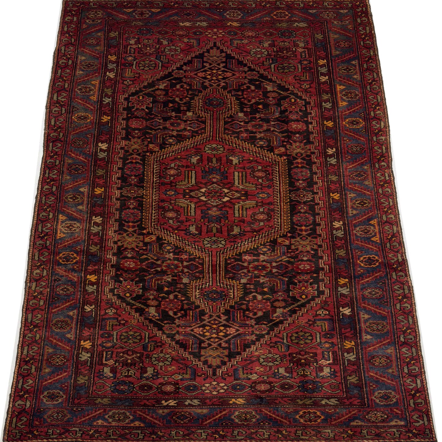 Persian Hamadan Rug - 5 x 8 ft