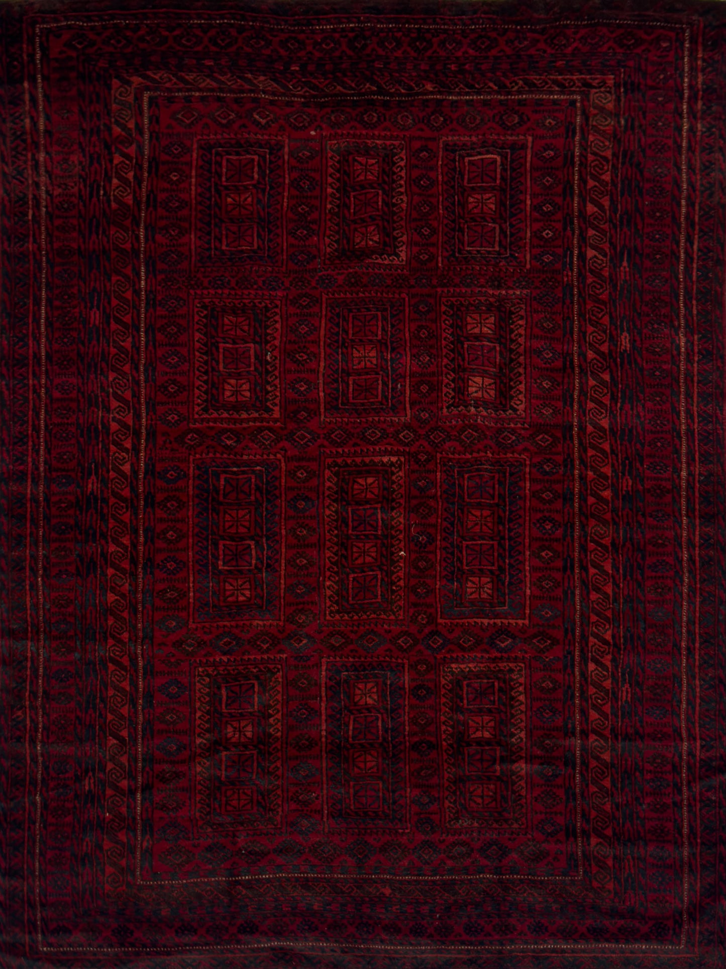 Tribal Herati Rug - 5 x 7 ft