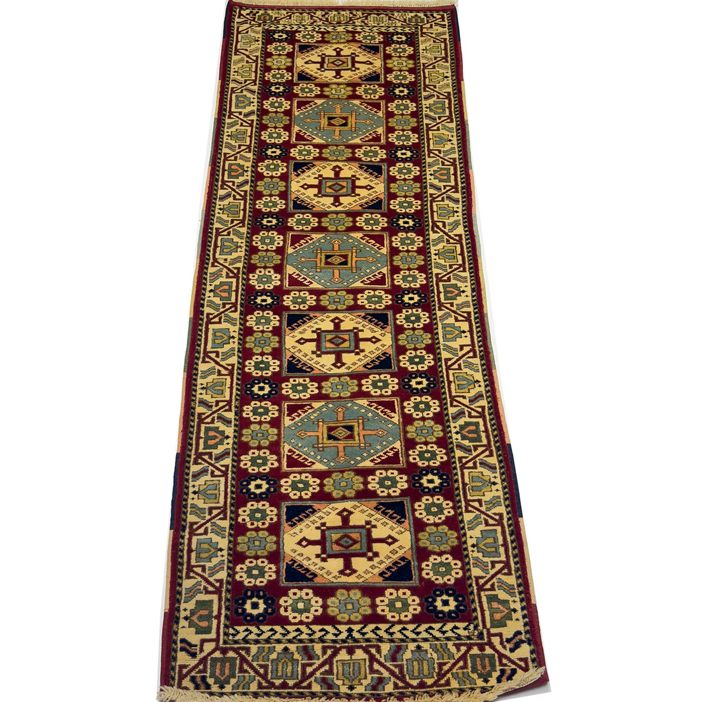 Modern 4-garden Runner - 7 x 2.5 ft