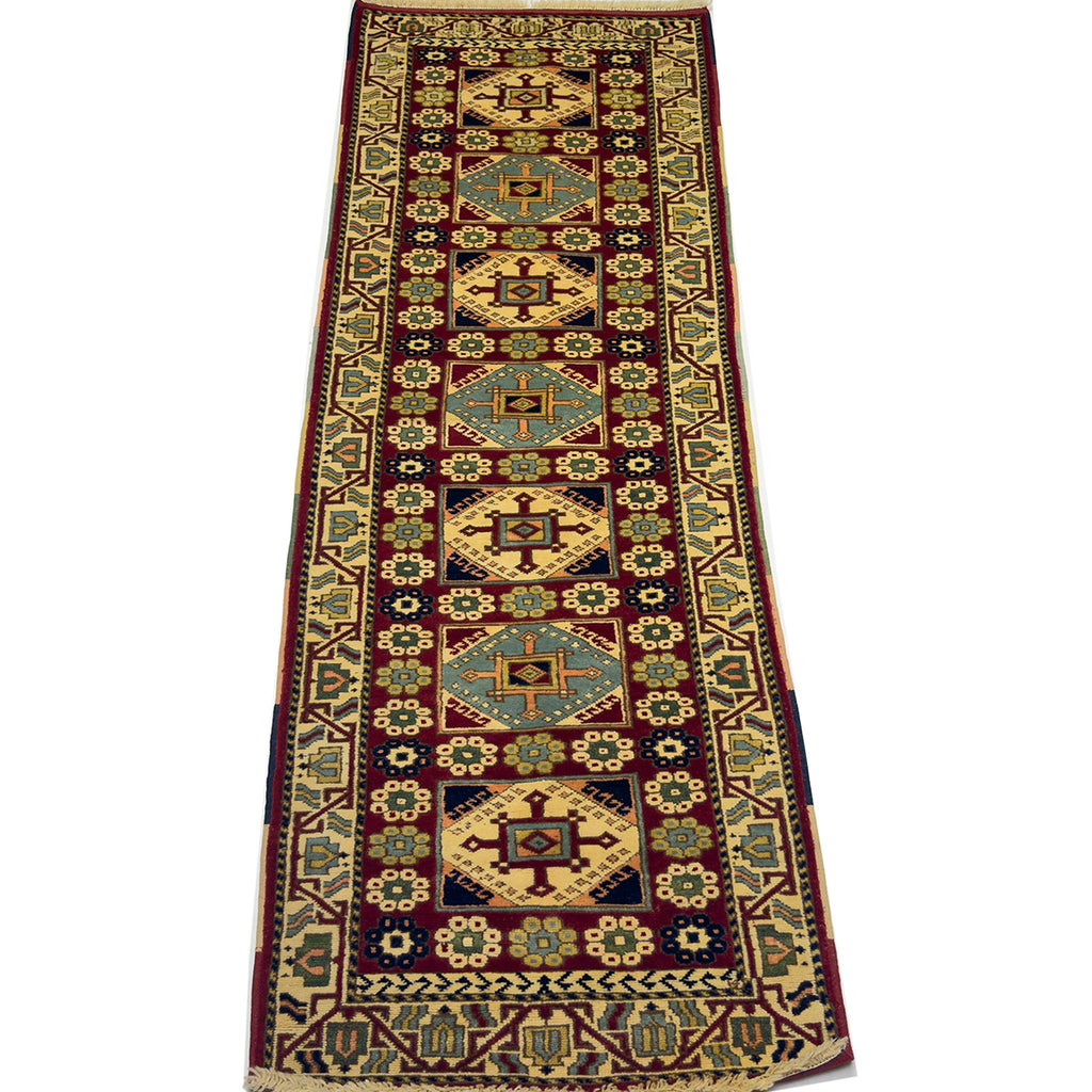 Modern 4-garden Runner - 7 x 2.5 ft